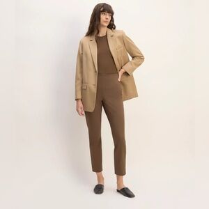 New Everlane Sz 12 THE BI-STRETCH WORK PANT Brown